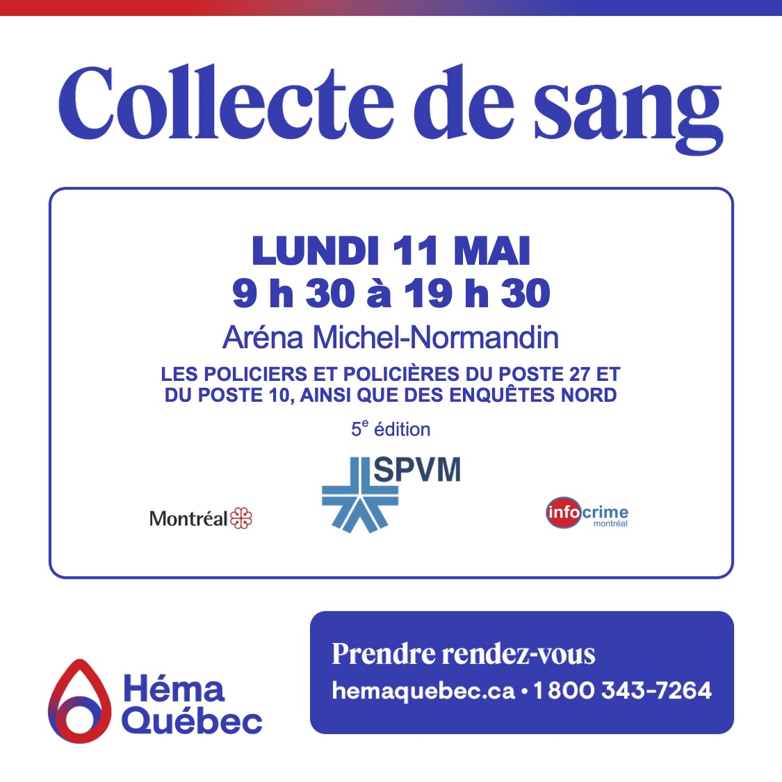 CollecteSang11 mai 2026HemaQC