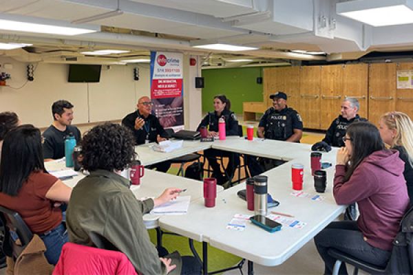 Info-Crime Montréal à la rencontre de gestionnaires et d’intervenants du milieu