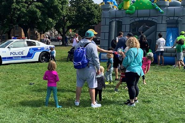 Une fête de quartier dans le secteur du PDQ 31